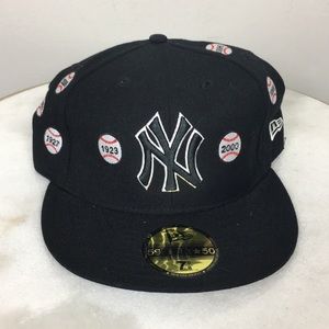 NY Yankees NewEra Cap World Series Authentic 7 5/8